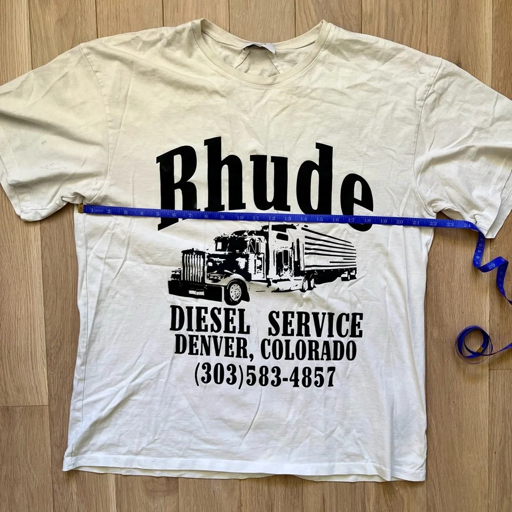 Rhude Diesel Truck Service Denver, Colorado Graphic Box T-Shirt S - Picture 8 of 11
